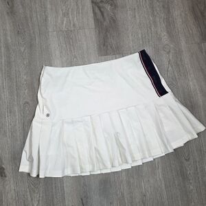 G/FORE Women's Micro Pleat Tennis Skort L *zip Dont Work